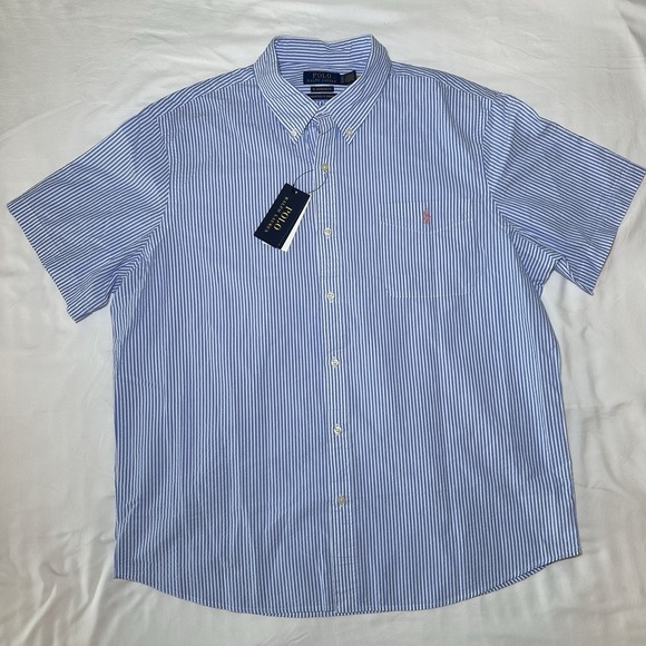 Polo Ralph Lauren Other - Polo Ralph Lauren Men's RL Untucked Fit Preppy Seersucker Striped Shirt XL NWT